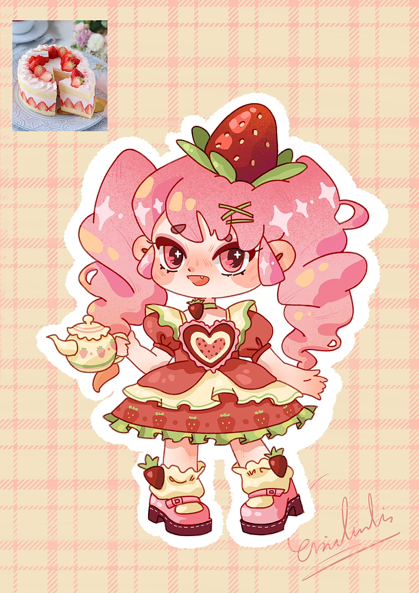 甜品拟人系列IP设计