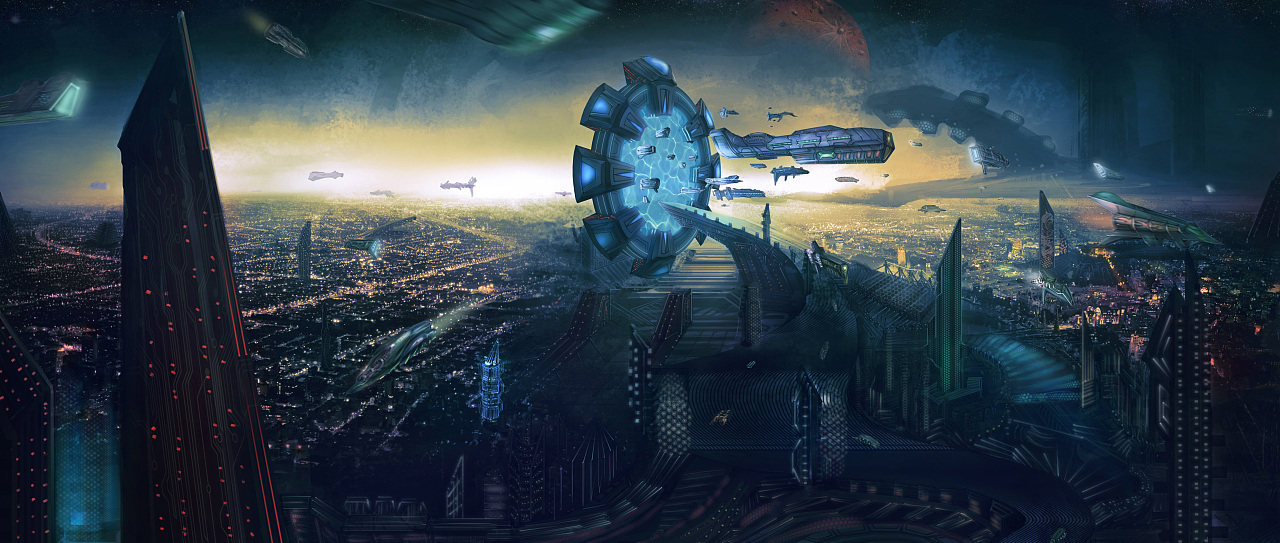 电影和游戏科幻场景