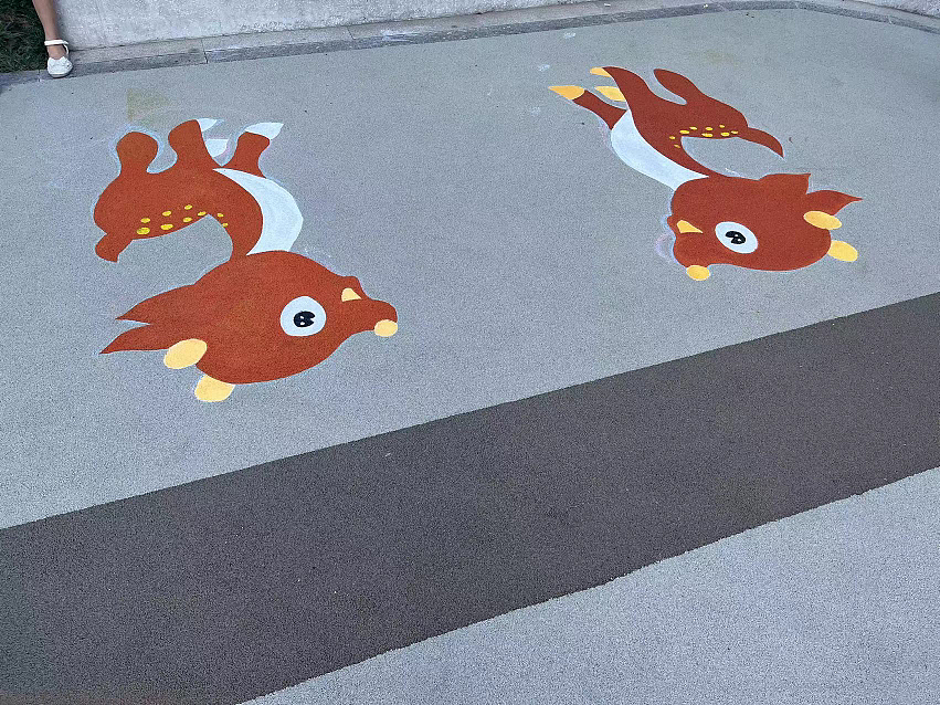 PVC塑胶地面地坪画彩绘