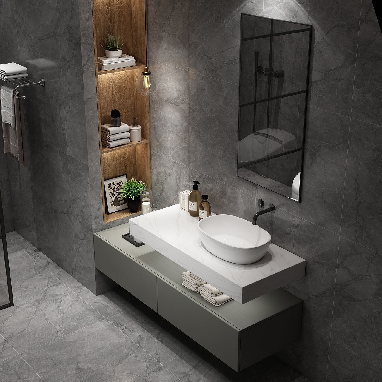 《浴室柜》（图ZMTU4OTIwNDgw） - 生活用品 - 站酷设计师西大小白原创素材 - 站酷ZCOOL