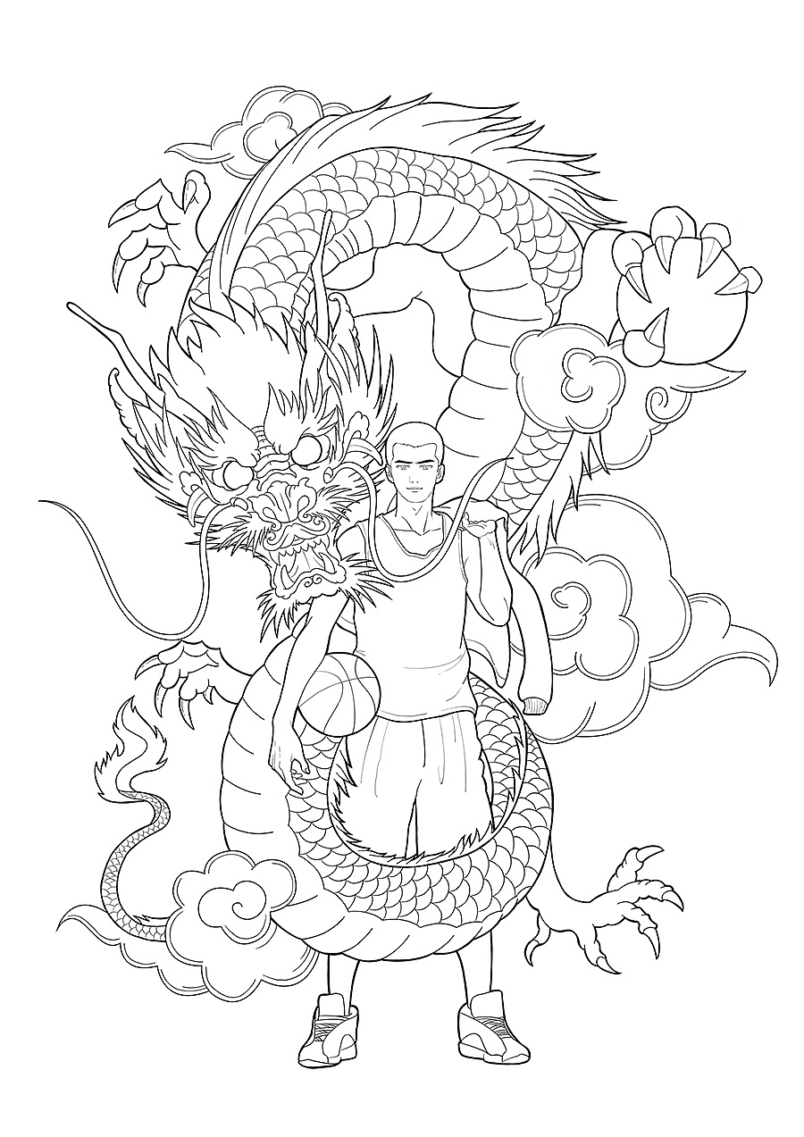 【十二生肖守护神兽】之 辰龙|插画|创作习作|郑希希xixi - 原创作品