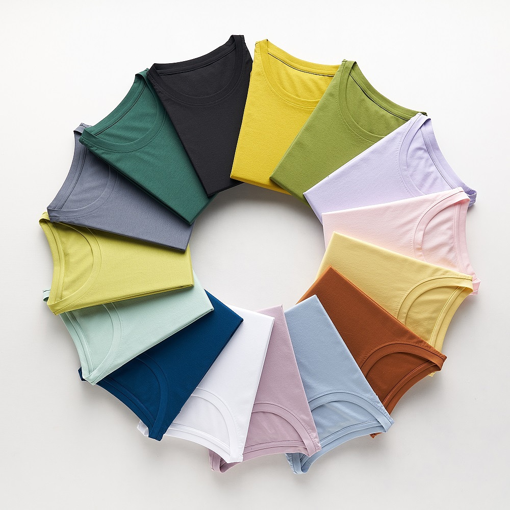 2021年电商女装T恤平铺创意拍摄客片