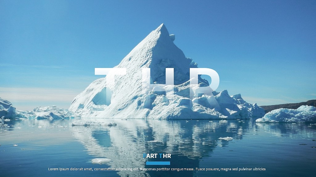 《冬》——原创PPT模板作品