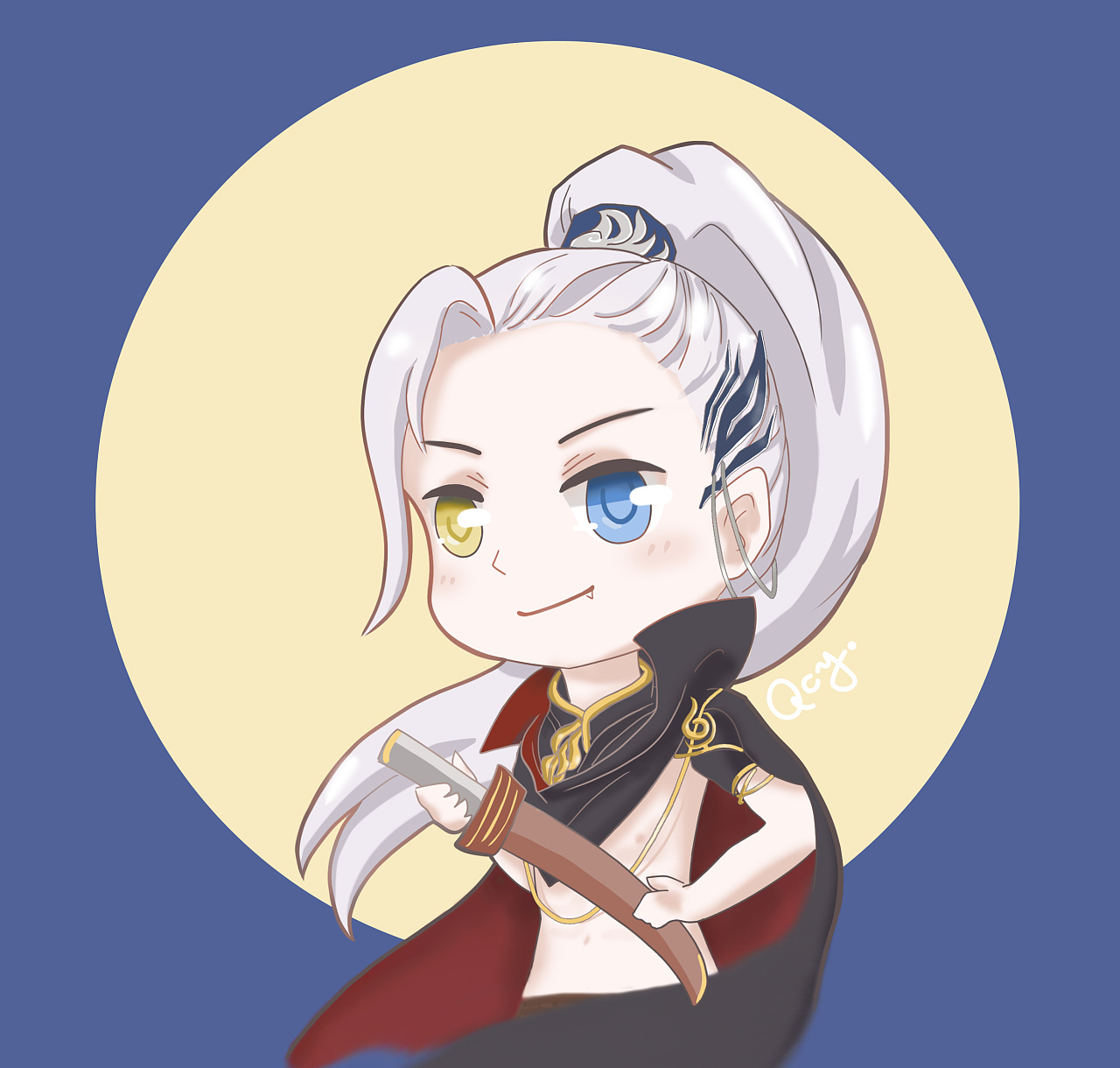 q版游戏人物|插画|创作习作|清茶浅浅 - 原创作品 - 站酷 (zcool)