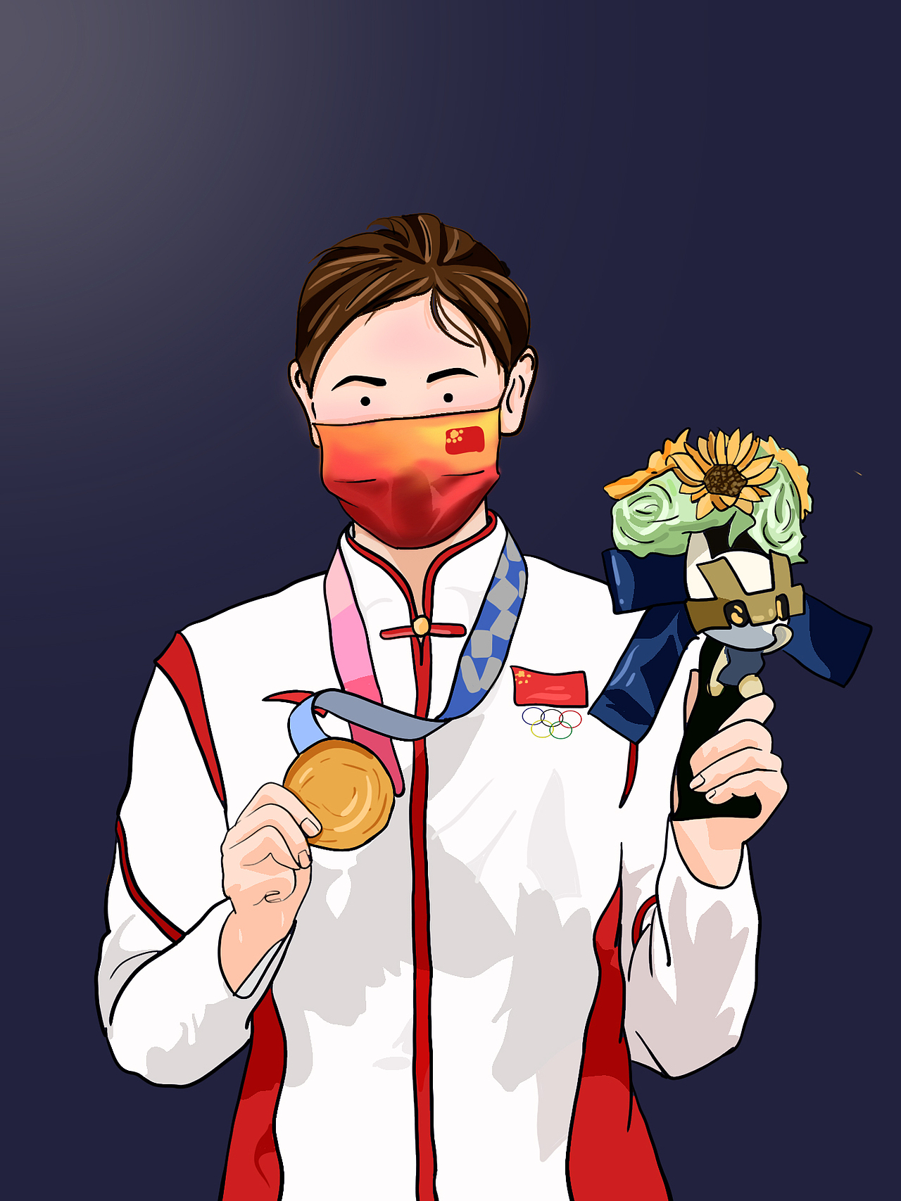 东京奥运会前三金!