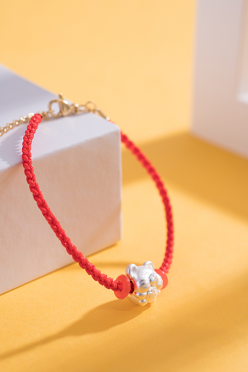 纯银饰儿童手镯