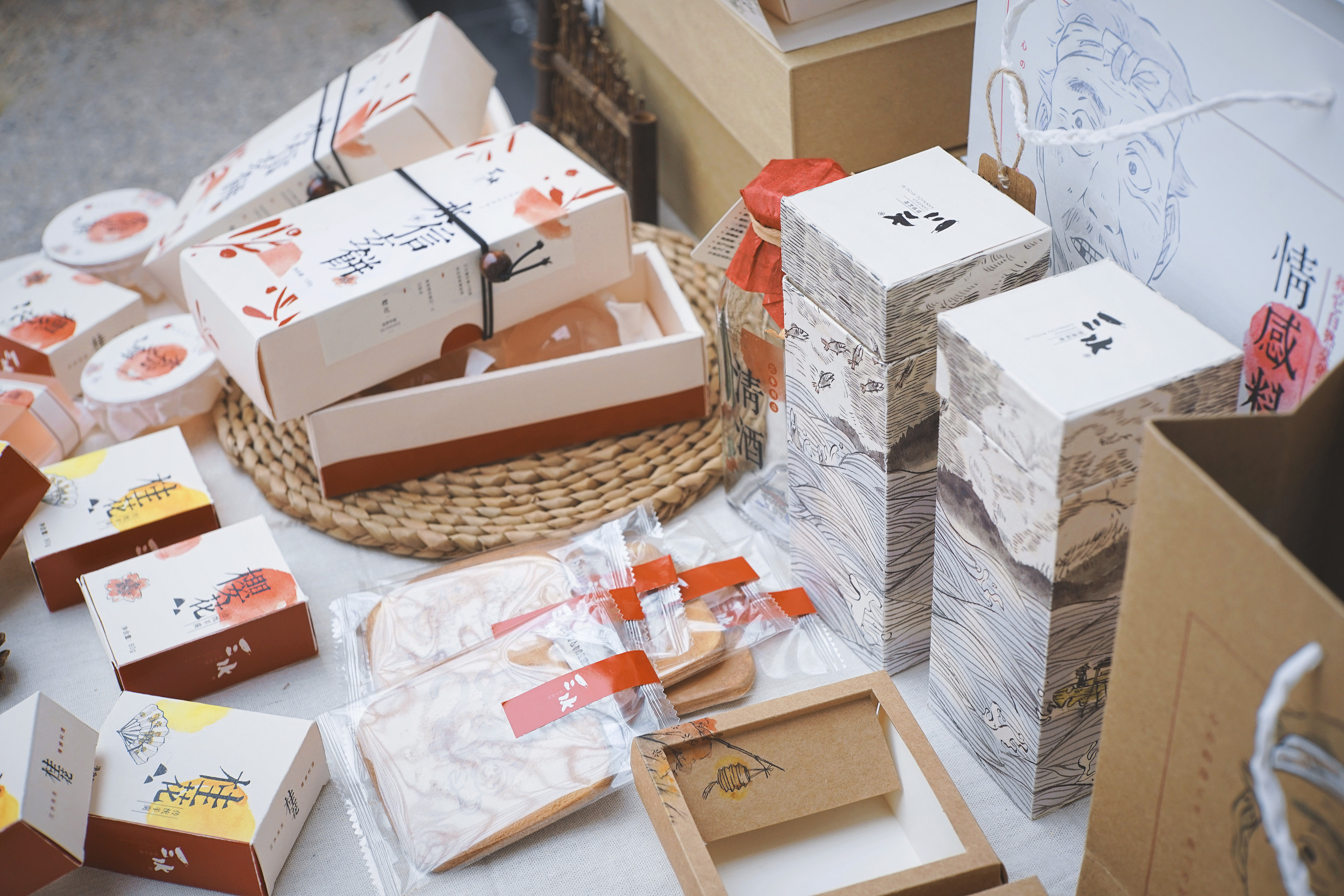 「三水」日式系列化包装