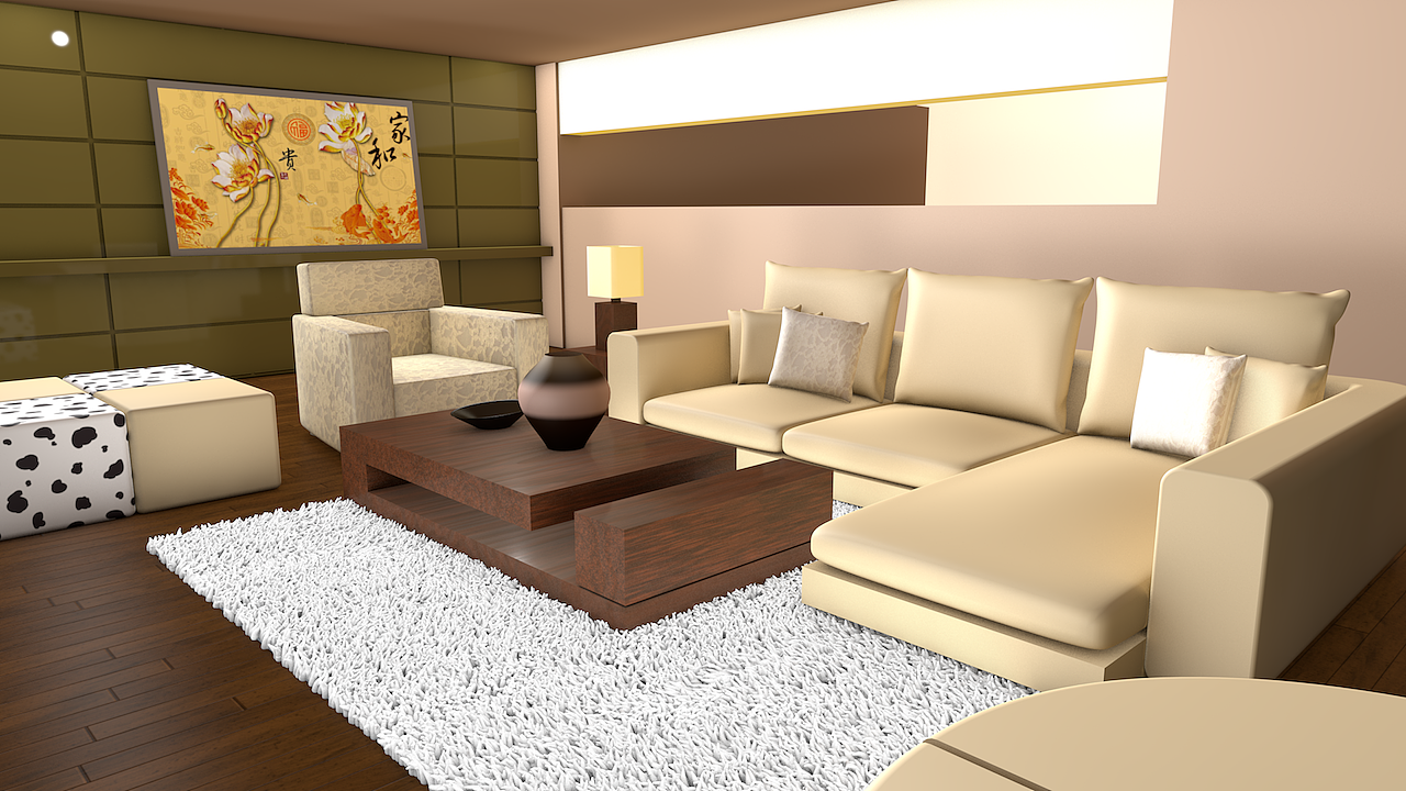 客厅一角,三维空间练习|空间|室内设计|jackxiehui - 临摹作品 - 站酷