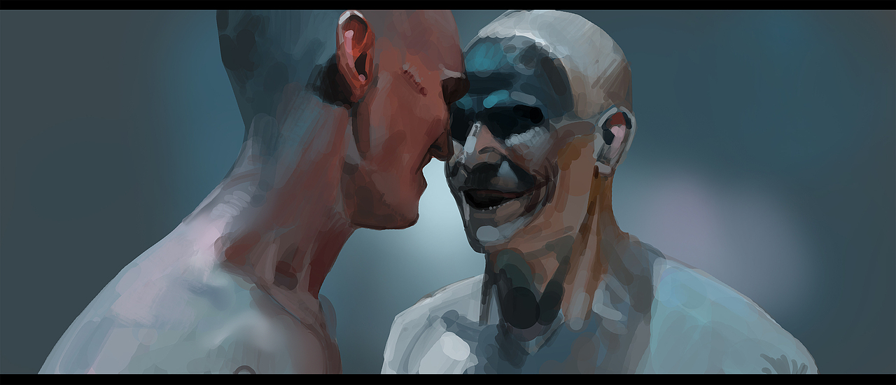 做了一个电影场景练习