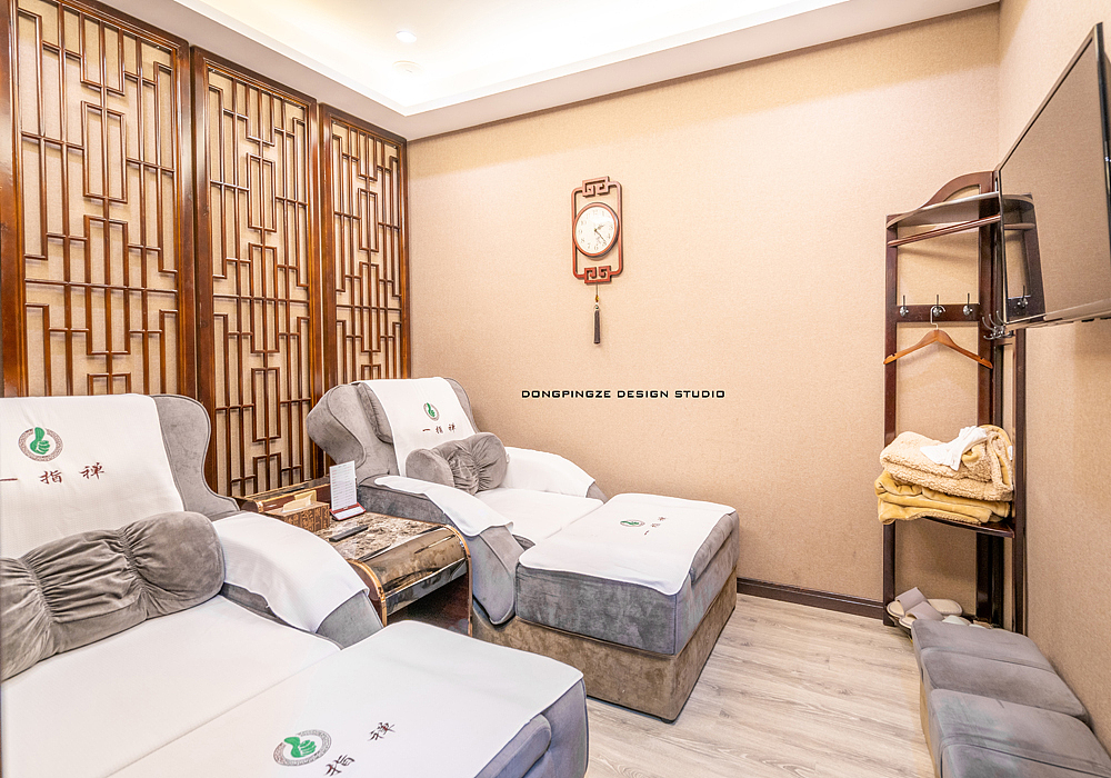 一指禅养生按摩会所 设计实景