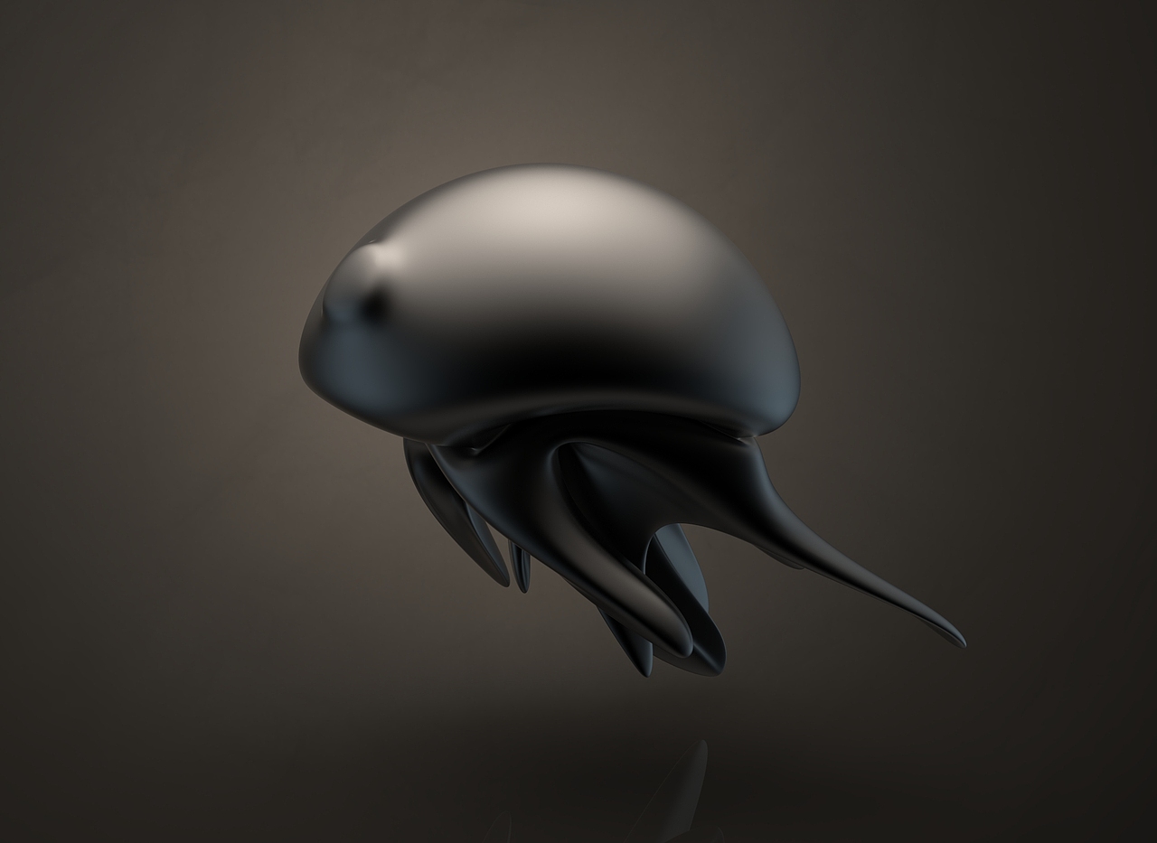 3D生物创作 - 水母（图ZODQ4MjE5MDQ=） - 人物/生物 - 站酷设计师Air416原创素材 - 站酷ZCOOL