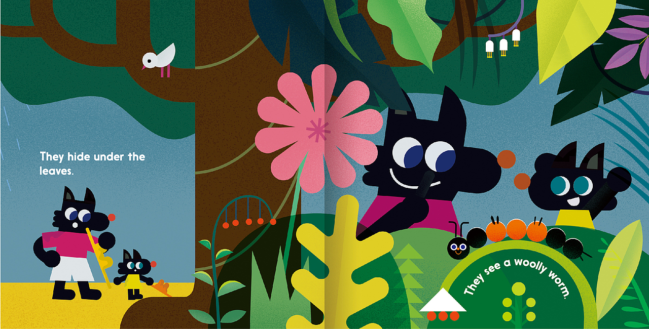 绘本《狼🐺的假期》