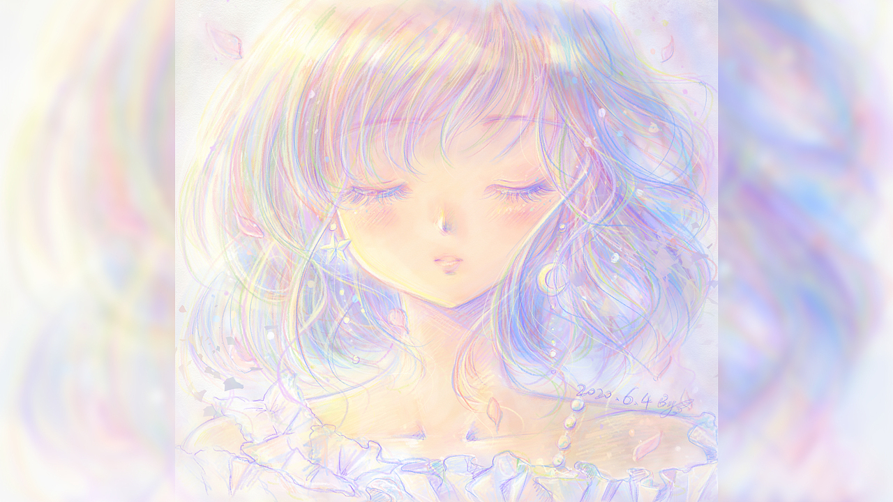 [iPad-200604]少女风头像（图ZMjIwODkzMjEy） - 创作习作 - 站酷设计师ccsttail原创素材 - 站酷ZCOOL