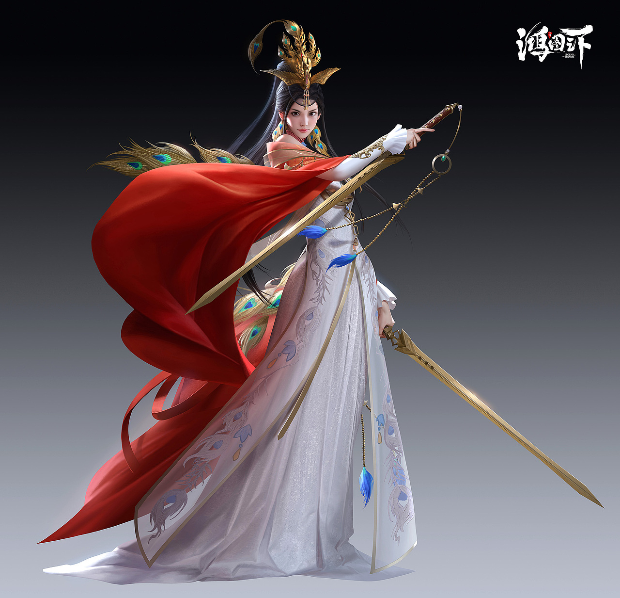 为游戏《鸿图之下》绘制的角色插图