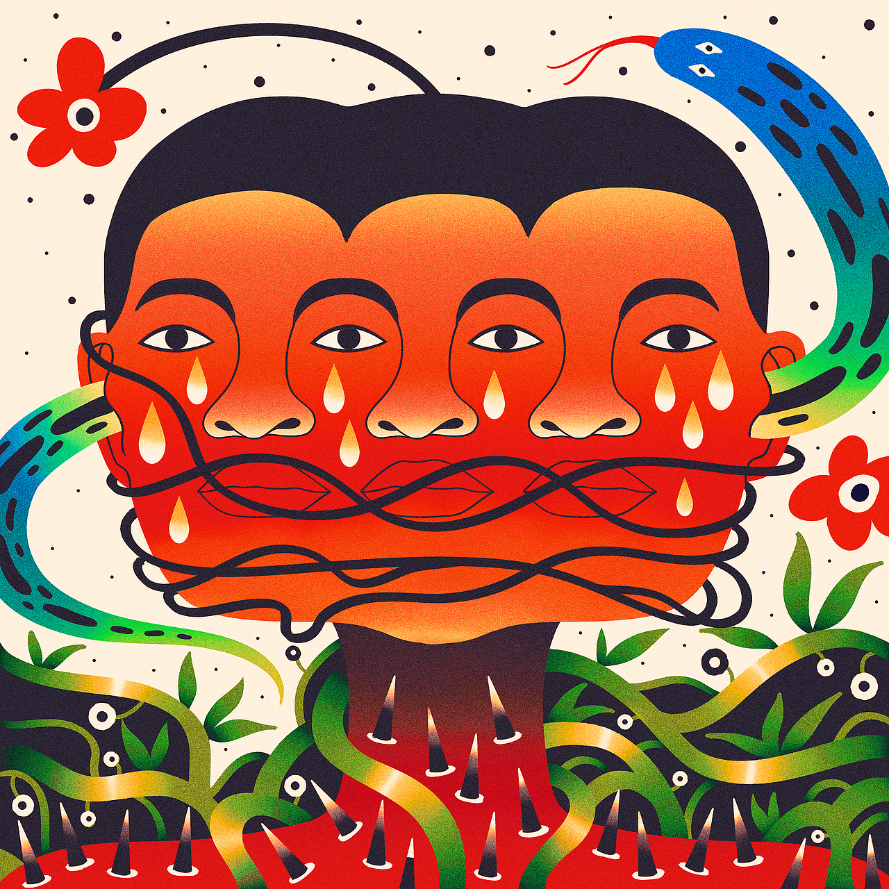 近期插画探索练习（图ZMjQ1NjIzOTg0） - 创作习作 - 站酷设计师插画师卷耳原创素材 - 站酷ZCOOL