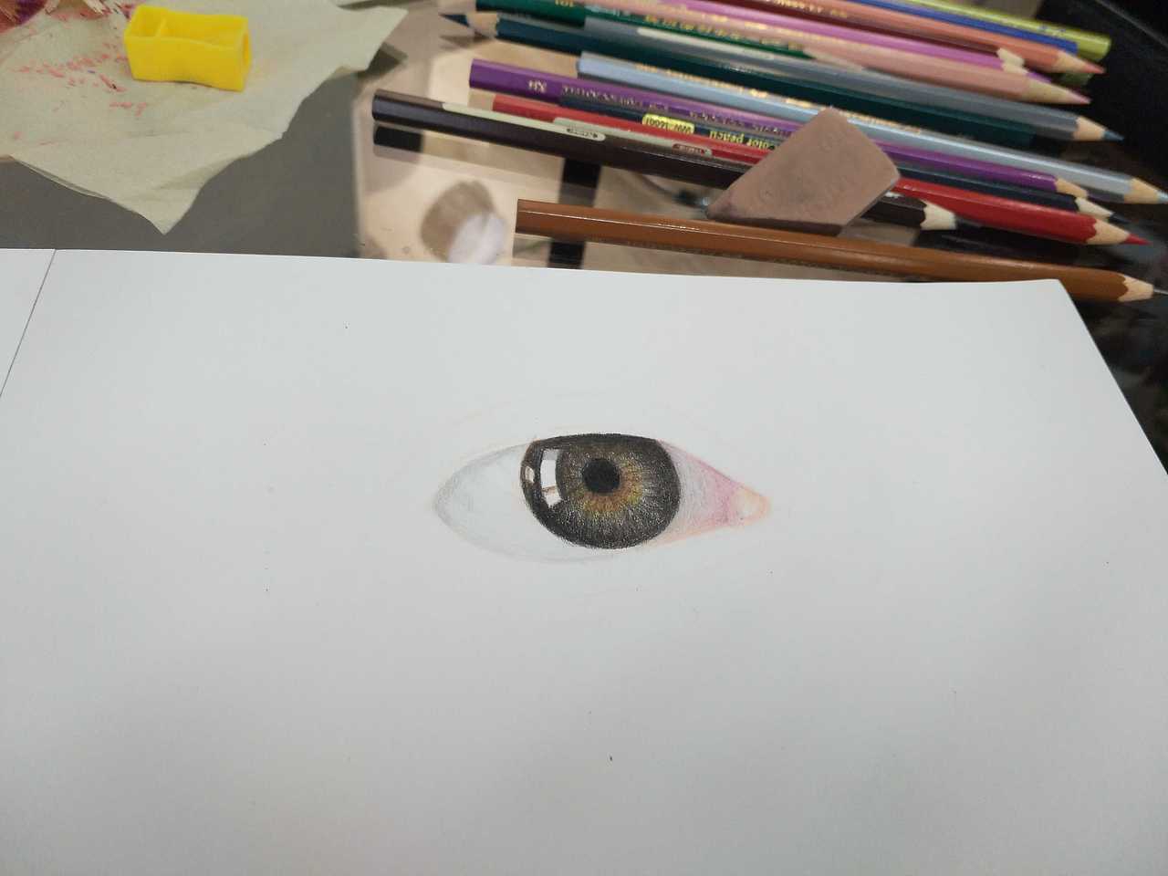 彩铅眼睛（临摹）（图ZMjc5MjE3NjMy） - 艺术插画 - 站酷设计师画画的梨夏原创素材 - 站酷ZCOOL