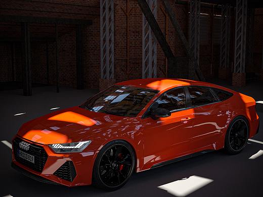 奥迪RS-7渲染（个人主页-ZNTE4NjcxODg=） - 机械/交通 - 站酷设计师Akirazr原创素材 - 站酷ZCOOL