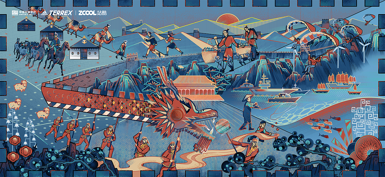 关里关外（图ZMjc1NDIyMjQ0） - 图案 - 站酷设计师幼儿园肄业生原创素材 - 站酷ZCOOL