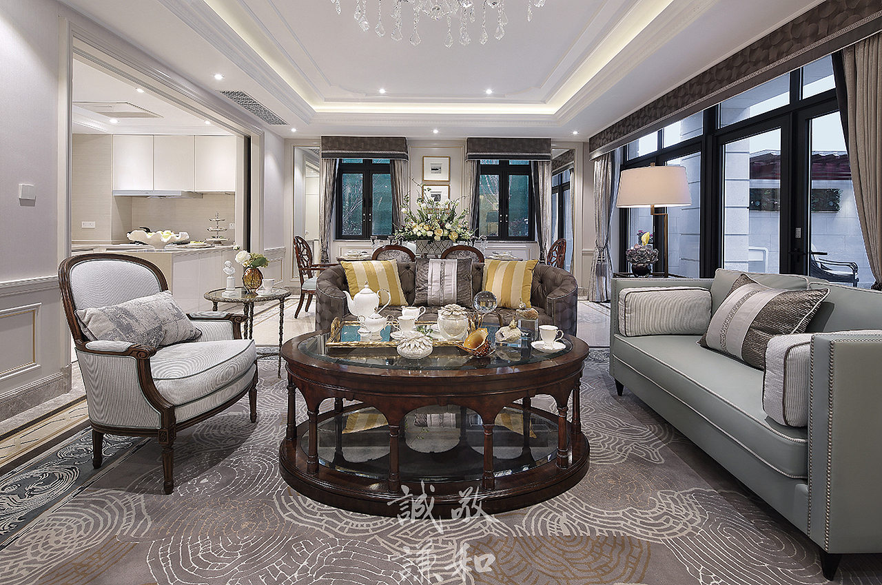 【诚敬谦和 建筑空间摄影】 绿城柳岸晓风别墅样板房