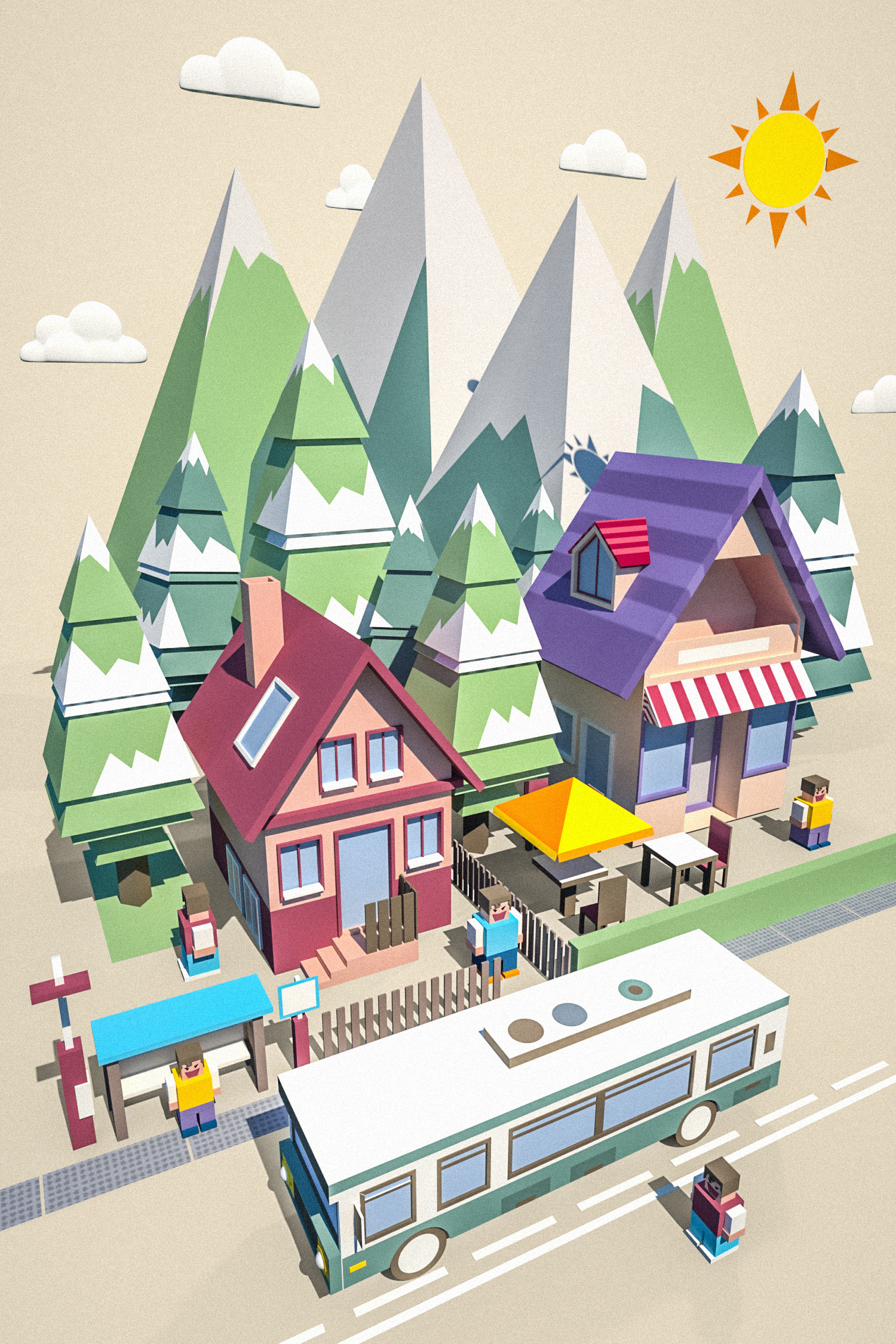 c4d作品日常练习2