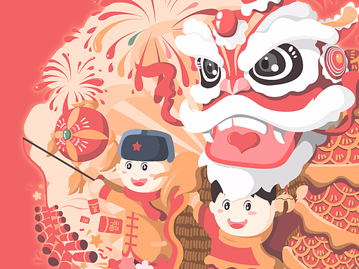  Illustrator_传统节日插画