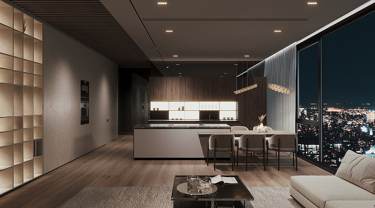 丽娜的现代大平层