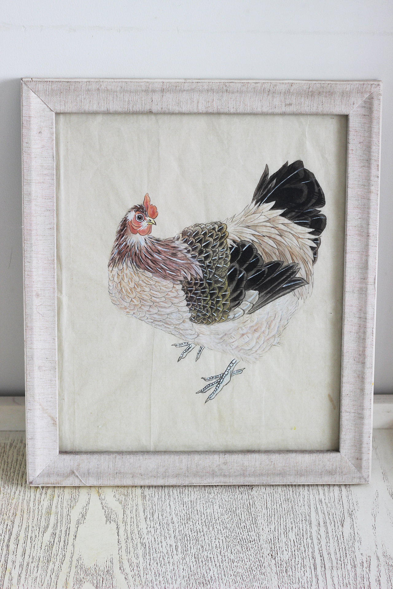 工笔老母鸡|纯艺术|绘画|金刚阿弥_原创作品-站酷zcool