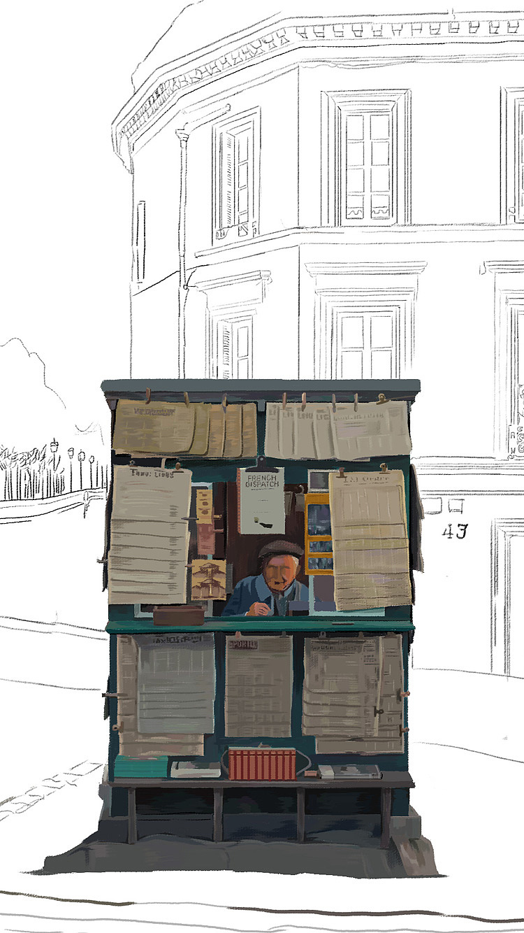 《法兰西特派》插画临摹