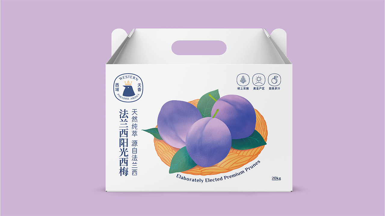 水果包装设计-西梅（图ZMzI5NjA3MjY0） - 包装 - 站酷设计师十一月11日作原创素材 - 站酷ZCOOL