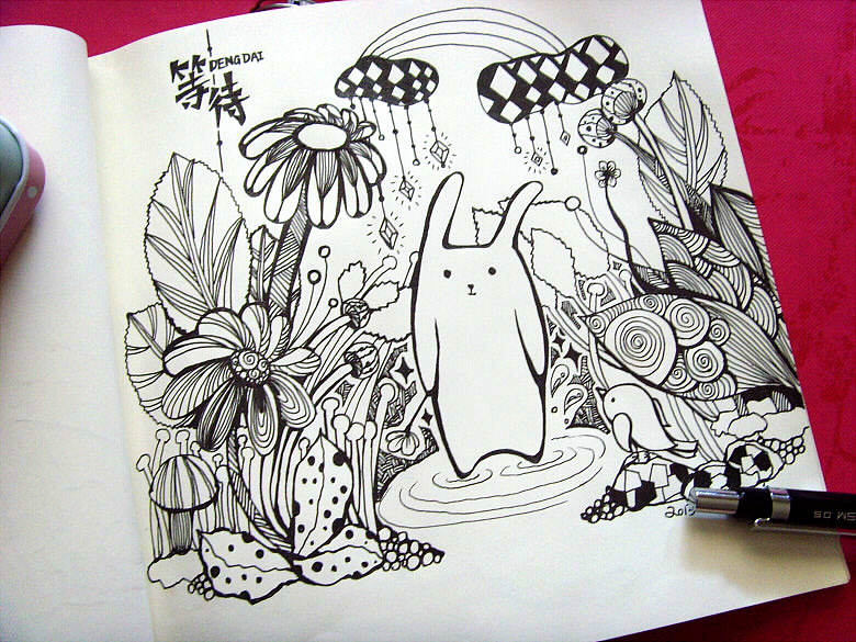 我的线描涂鸦本(1-1)