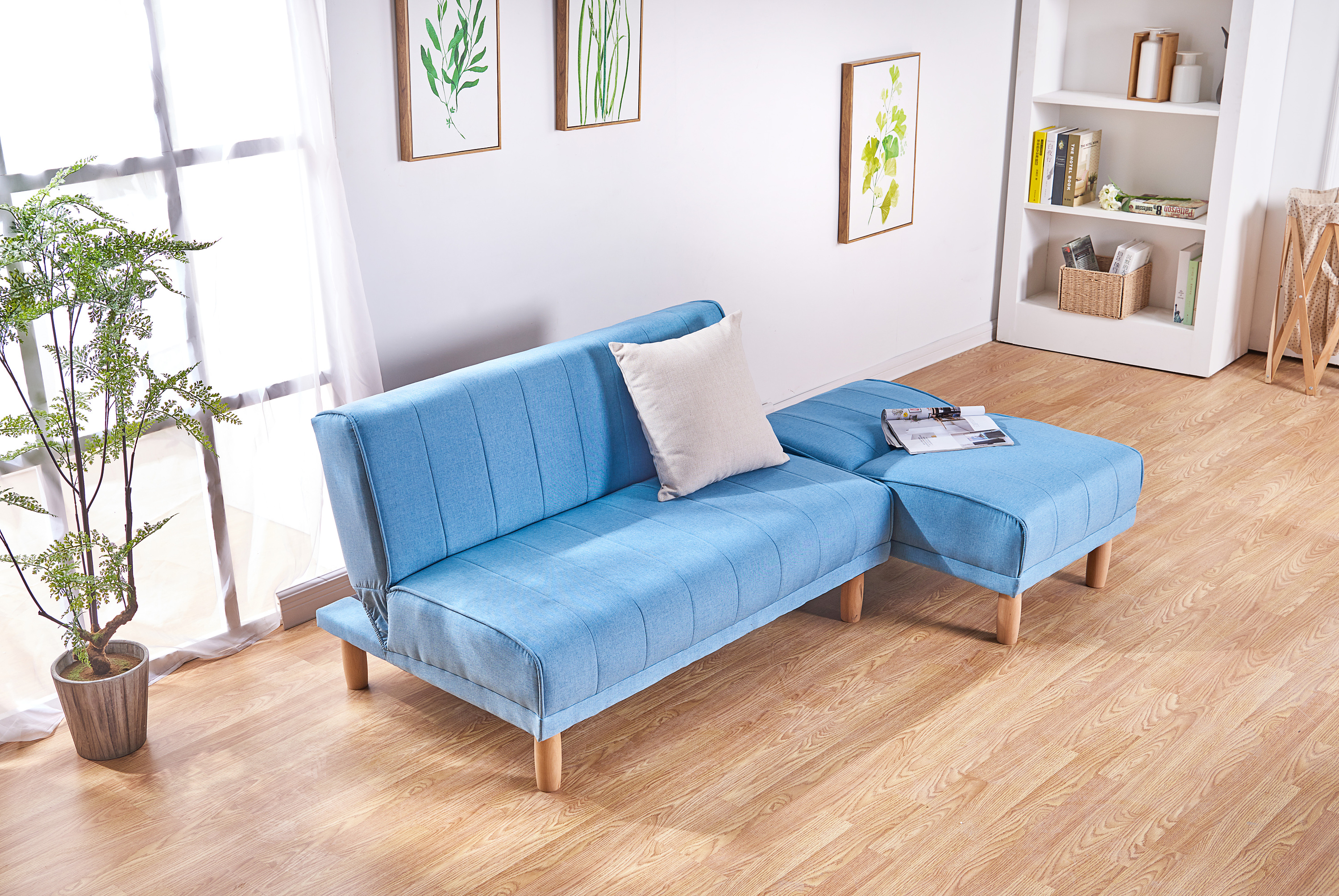 布艺懒人沙发床