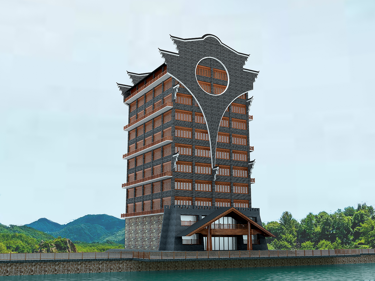 民宿（图ZMTUzNzAwNzc2） - 建筑/空间 - 站酷设计师远洋老师原创素材 - 站酷ZCOOL