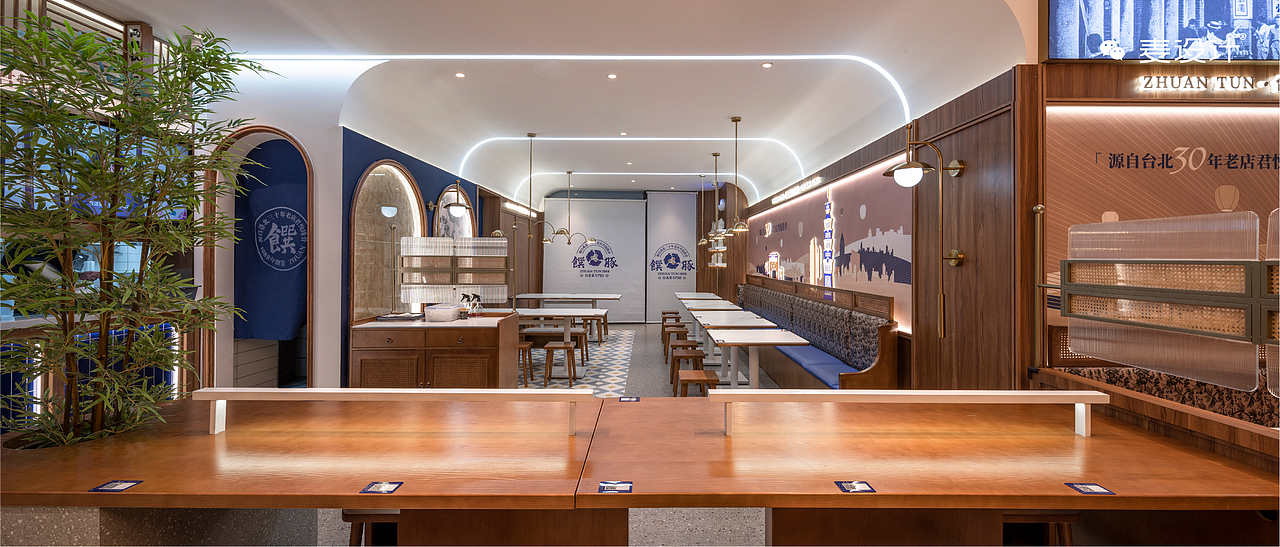 【麦设计 全案作品】馔豚（图ZMjQxNjcwODQ0） - 家装设计 - 站酷设计师无锡麦设计原创素材 - 站酷ZCOOL