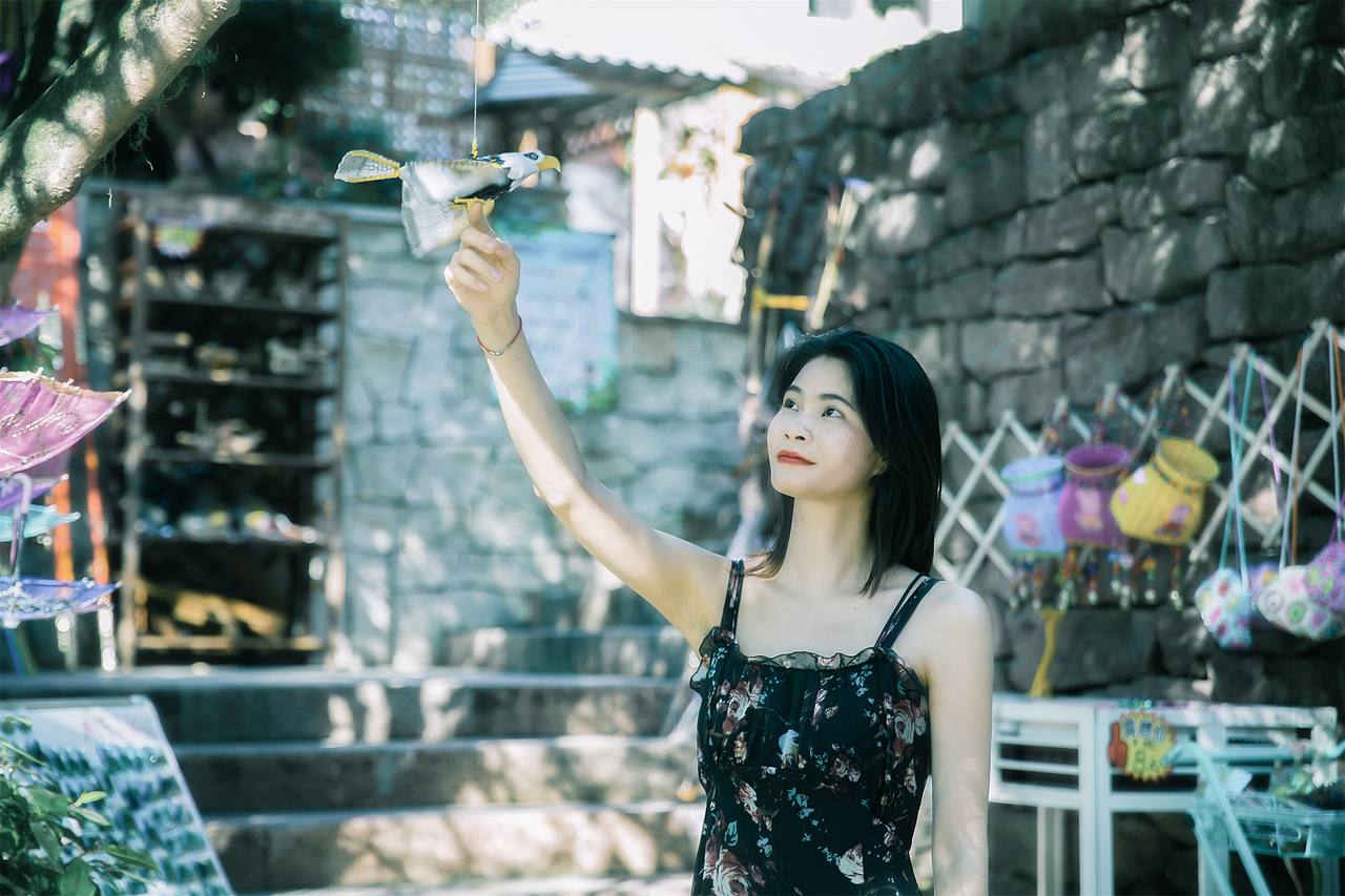 武夷宫宋街人物街道摄影