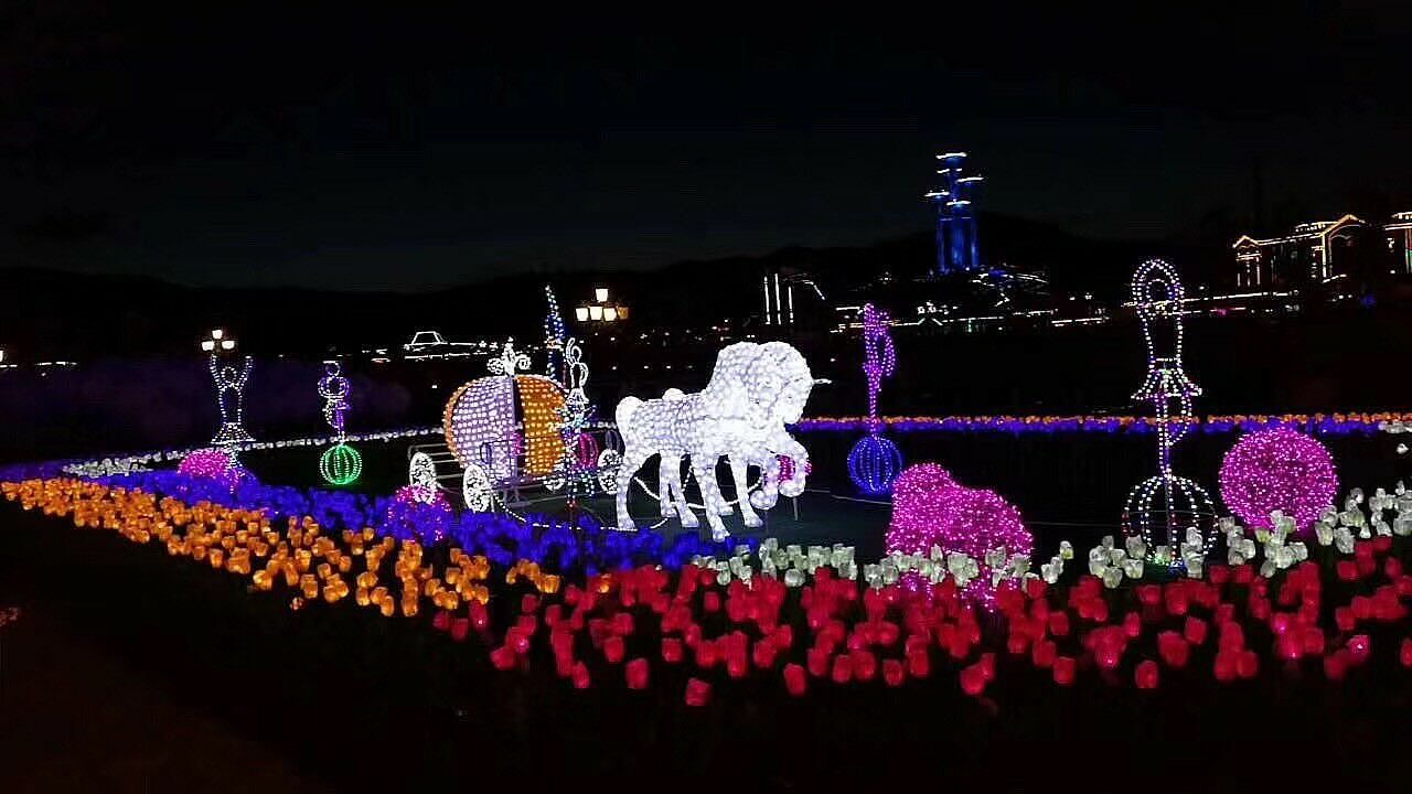 灯光展租赁,灯光造型设计,灯饰画方案,树木亮化灯光