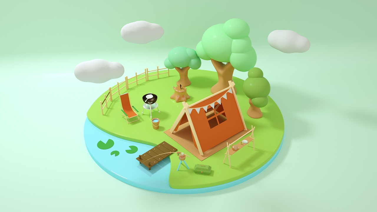 c4d场景|三维|动画/影视|devilsline - 临摹作品 - 站酷 (zcool)