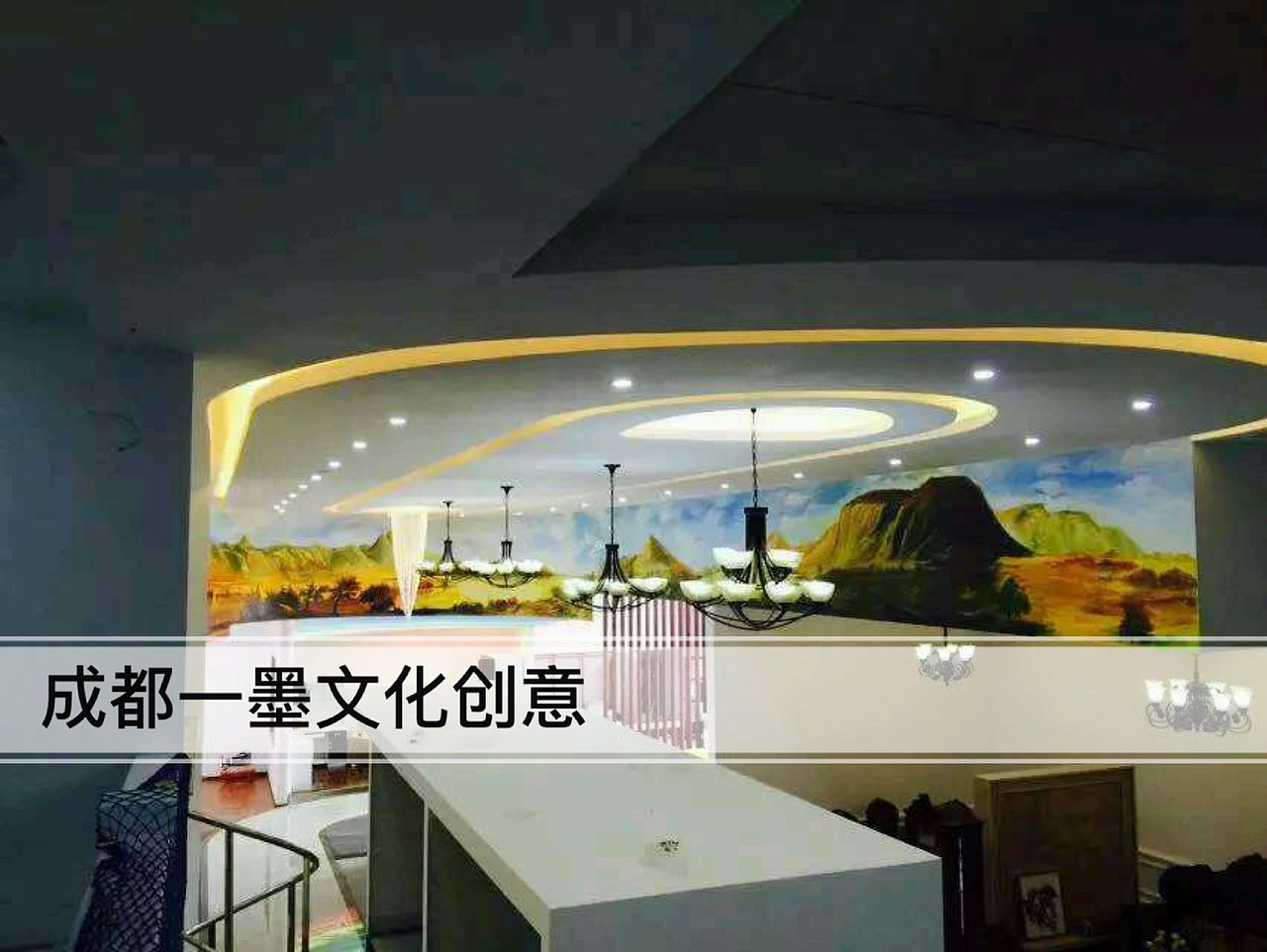 3D墙画 3d立体画 3D墙绘 油画