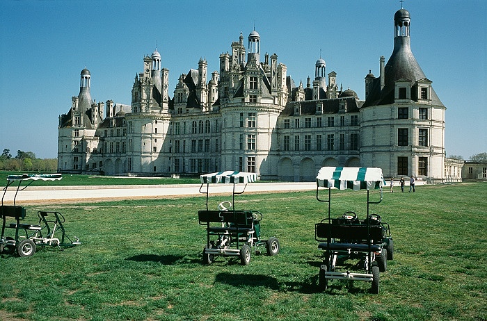 香波（Chambord）城堡。达芬奇设计以及他晚年住的地方