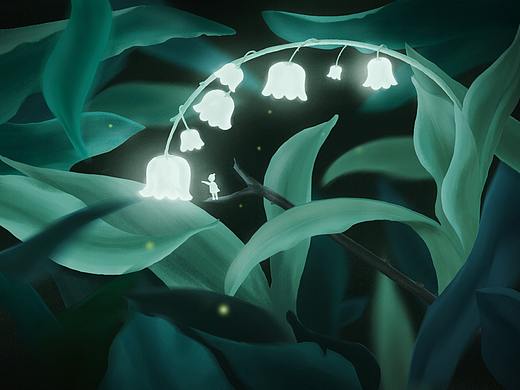 铃兰女孩——插画