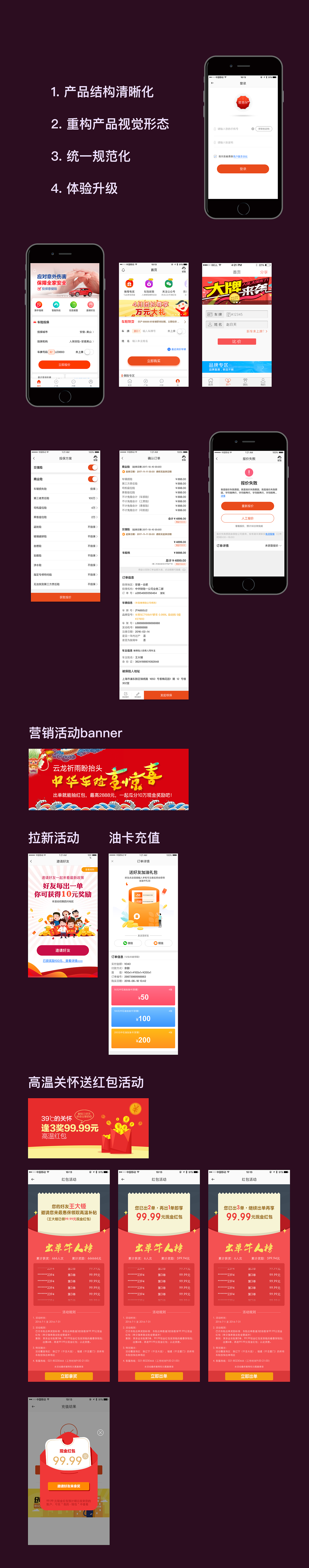最惠保车险保险平台app及营销活动物料（图ZMTM1MTEwNzg0） - APP界面 - 站酷设计师xiaoxiao19870502原创素材 - 站酷ZCOOL