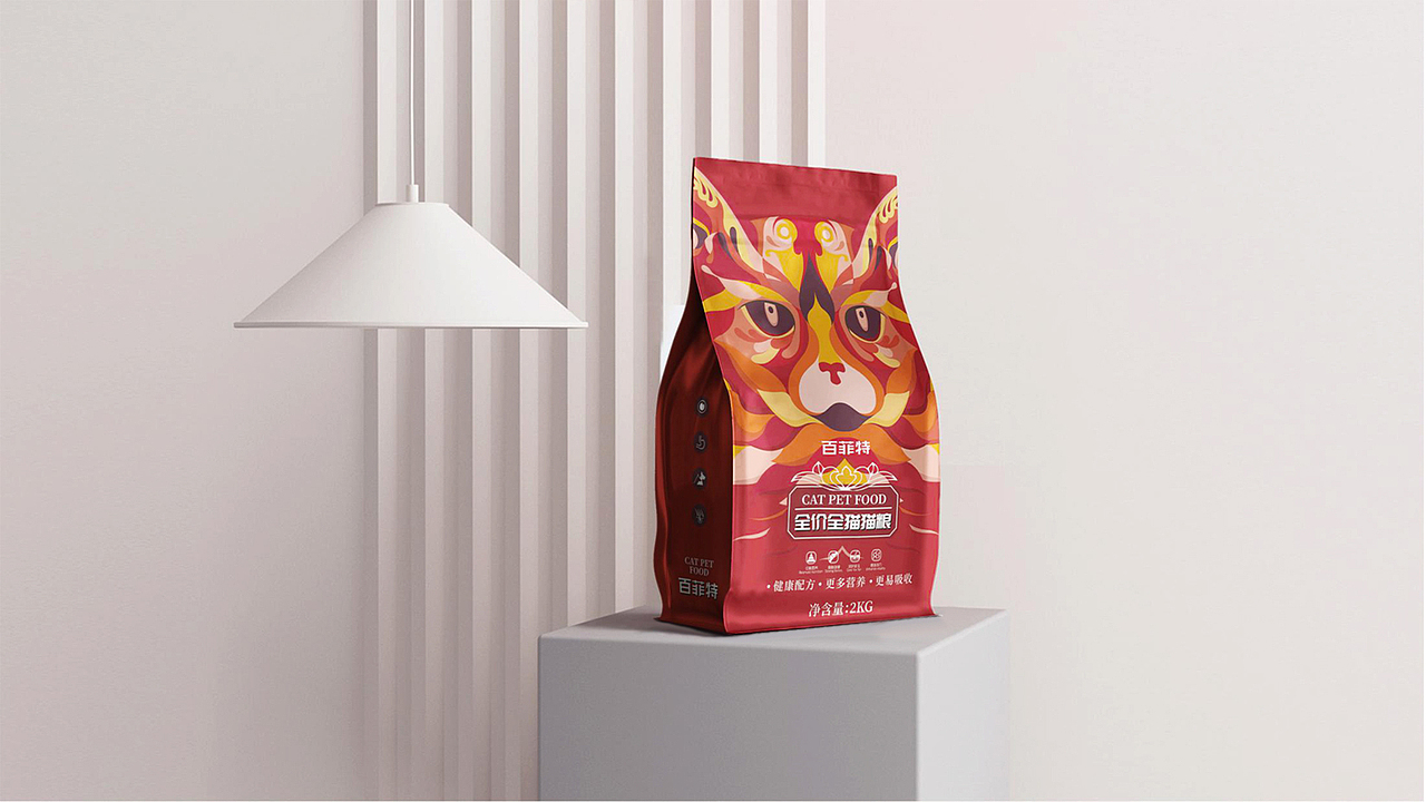 宠物食品包装设计（百菲特 — — 脸谱）（图ZMjcxNjcwNjQ4） - 包装 - 站酷设计师路程ROAD原创素材 - 站酷ZCOOL