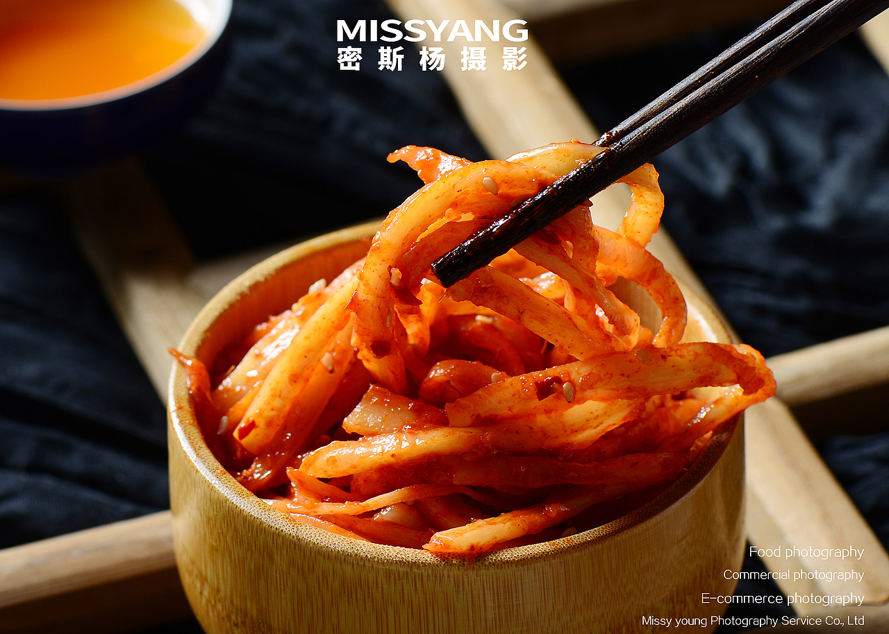 辣白菜桔梗|美食摄影|电商摄影|泡菜拍摄×郑州密斯杨（图ZMjc1NTY5Njcy） - 美食摄影 - 站酷设计师密斯杨摄影原创素材 - 站酷ZCOOL