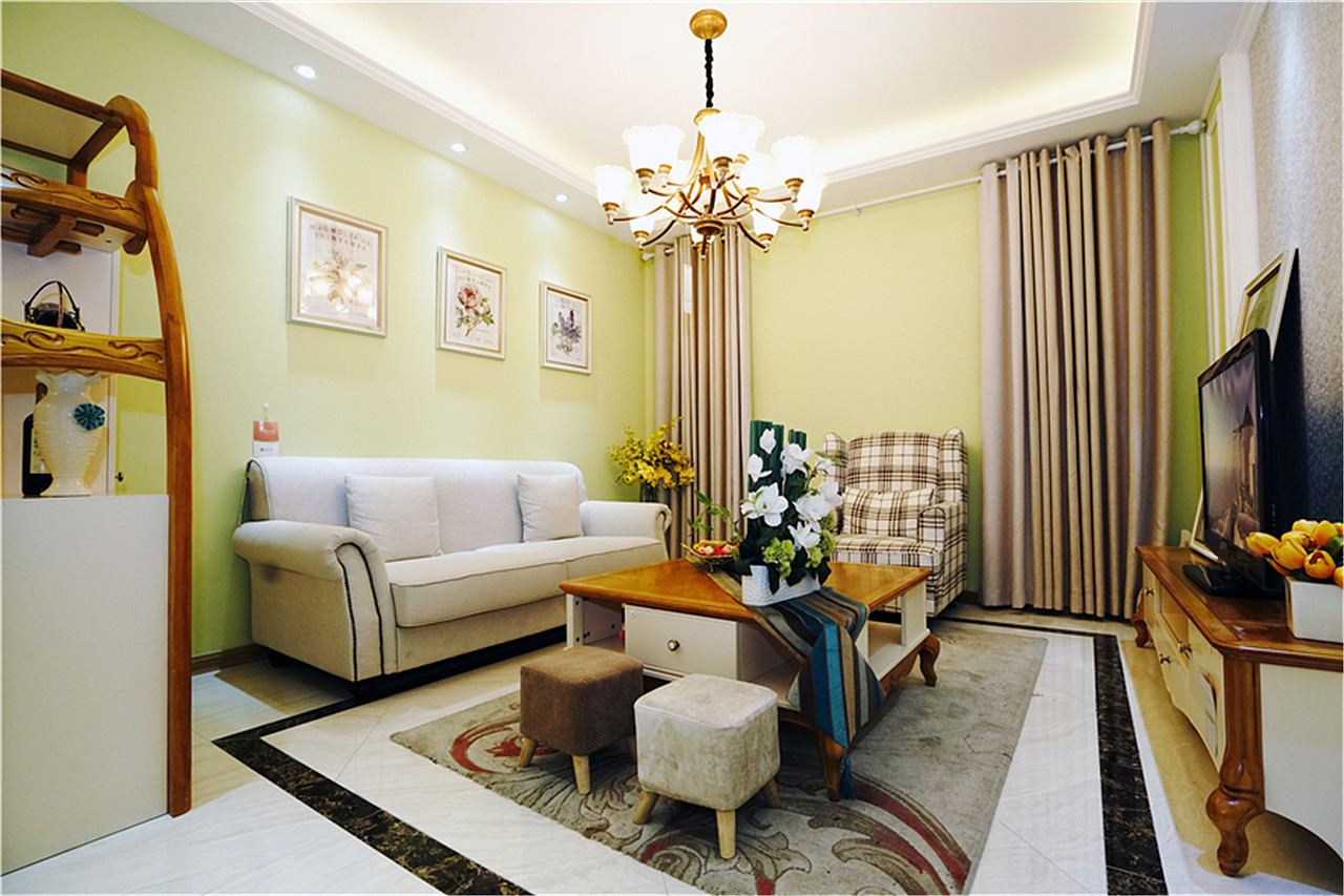 【西安盛腾家装】欧式风格-样板间装修效果图