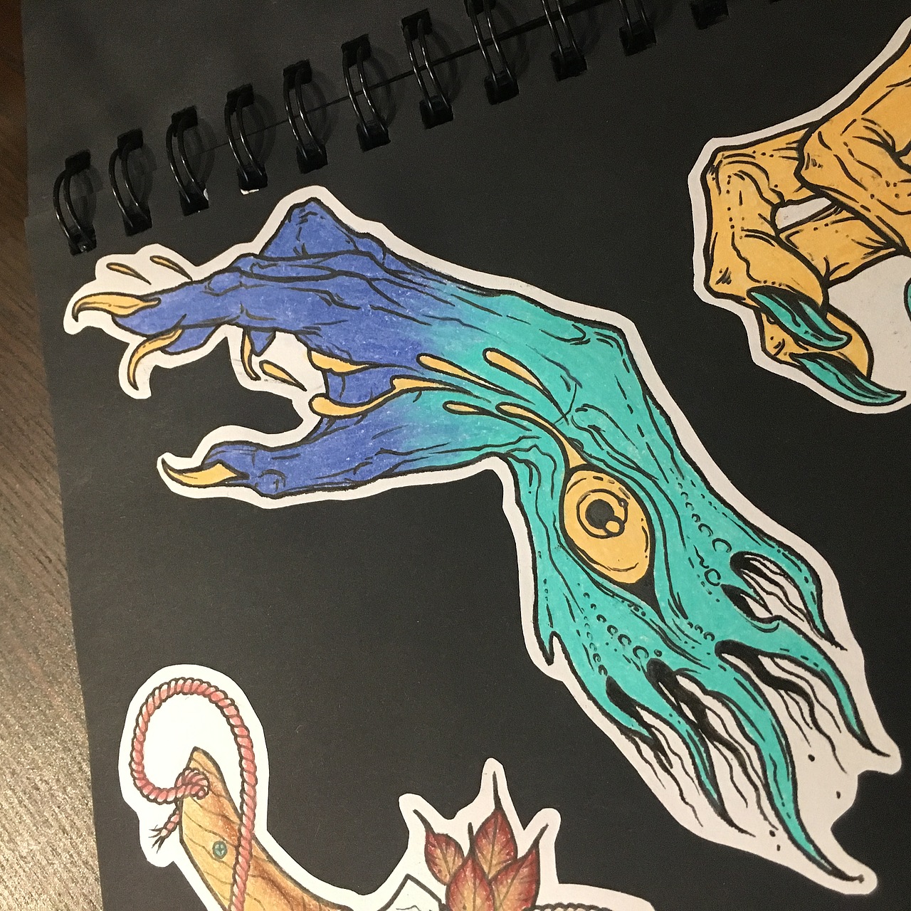 魔爪newschool文身图案