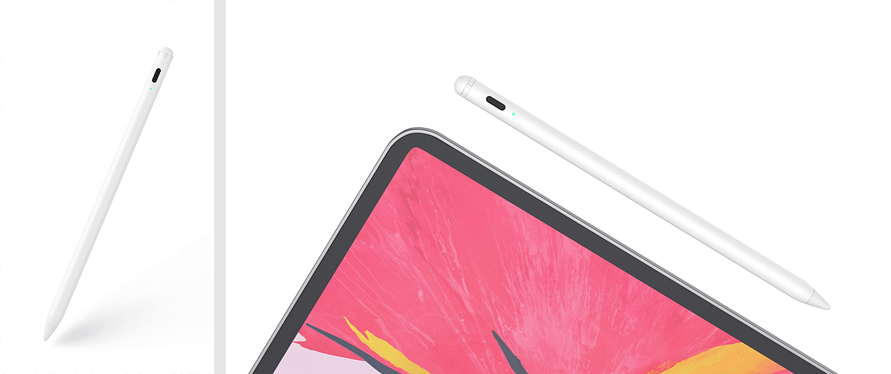 小风扇 电容笔产品渲染