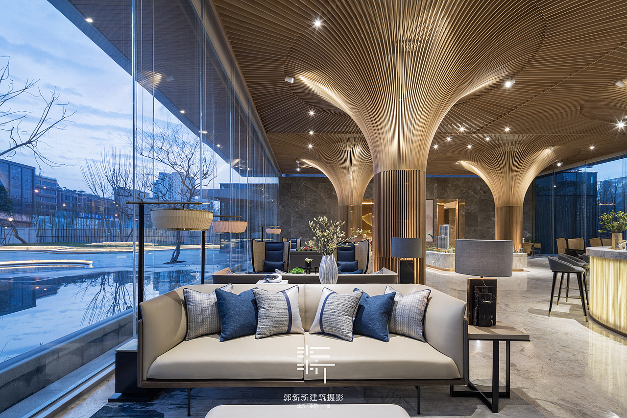 浣花溪·西派浣花售楼处 | 郭新新建筑摄影