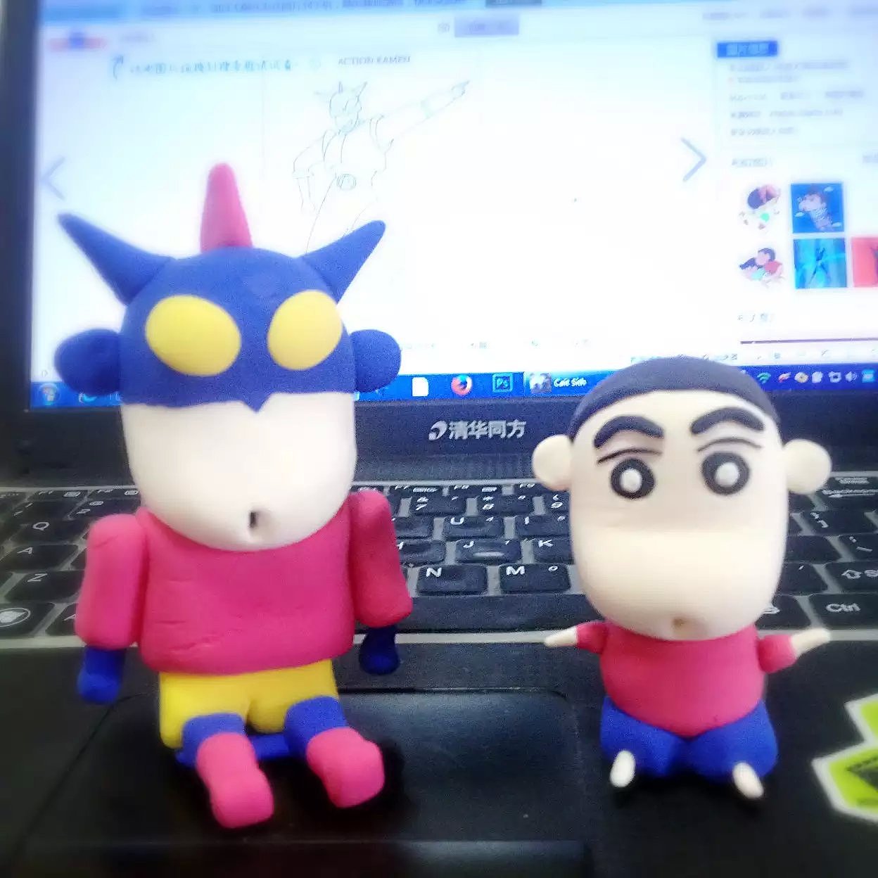 超轻黏土,蜡笔小新,史迪奇,新手上路~