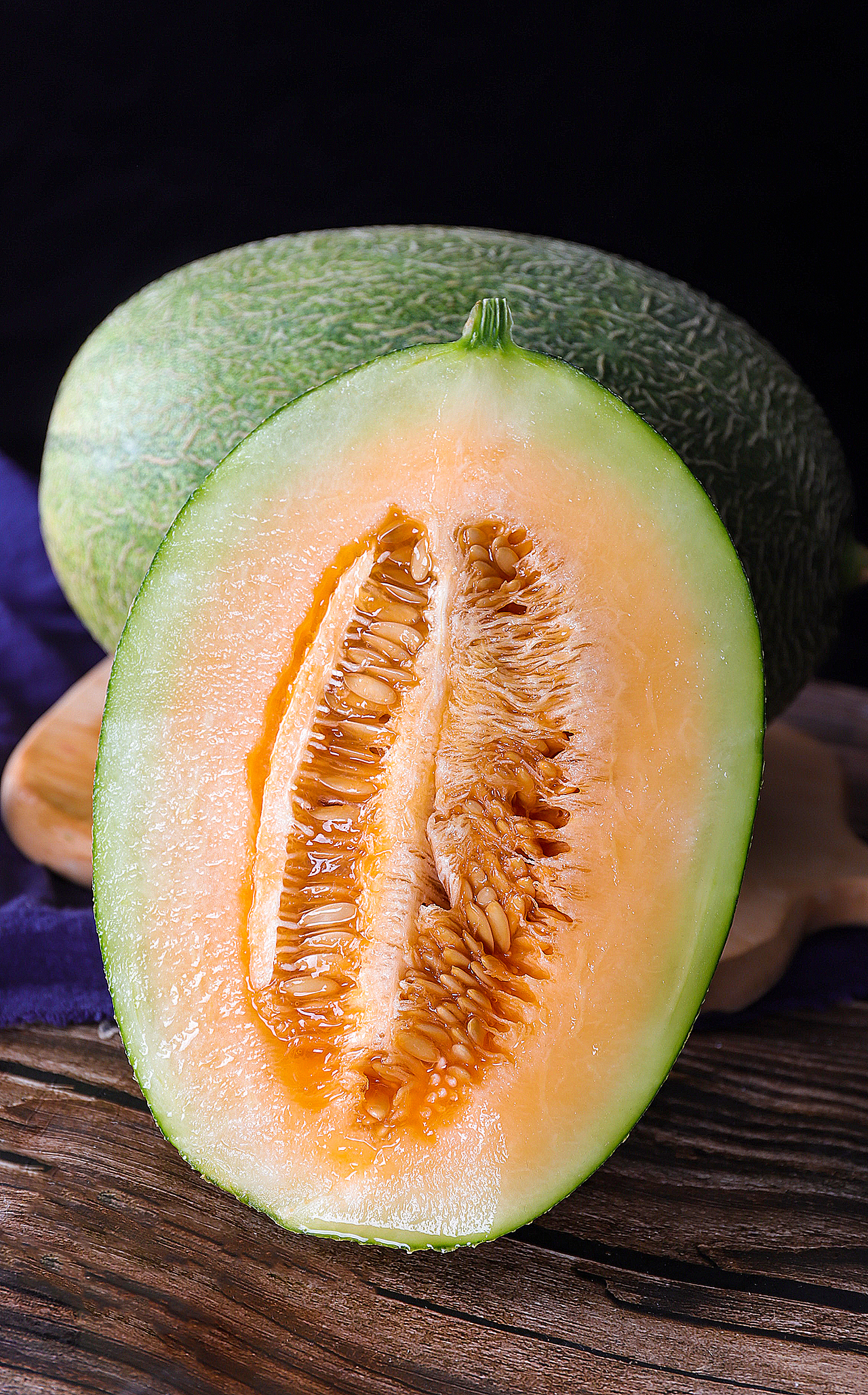 水果拍摄-海南西周蜜瓜(哈密瓜)