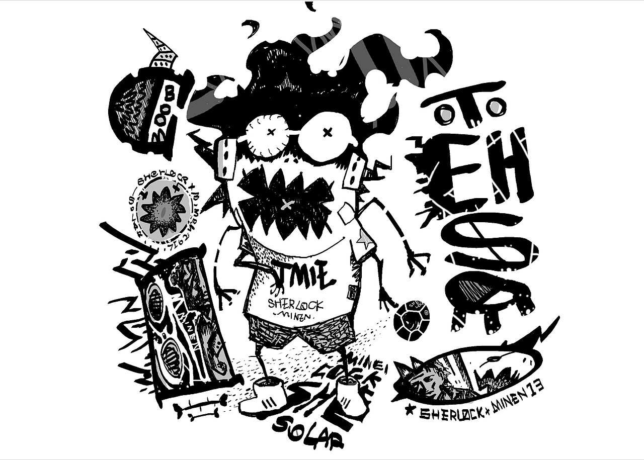 SUICHA（图ZOTIxMzY2OTY=） - 新锐潮流插画 - 站酷设计师MINEN原创素材 - 站酷ZCOOL