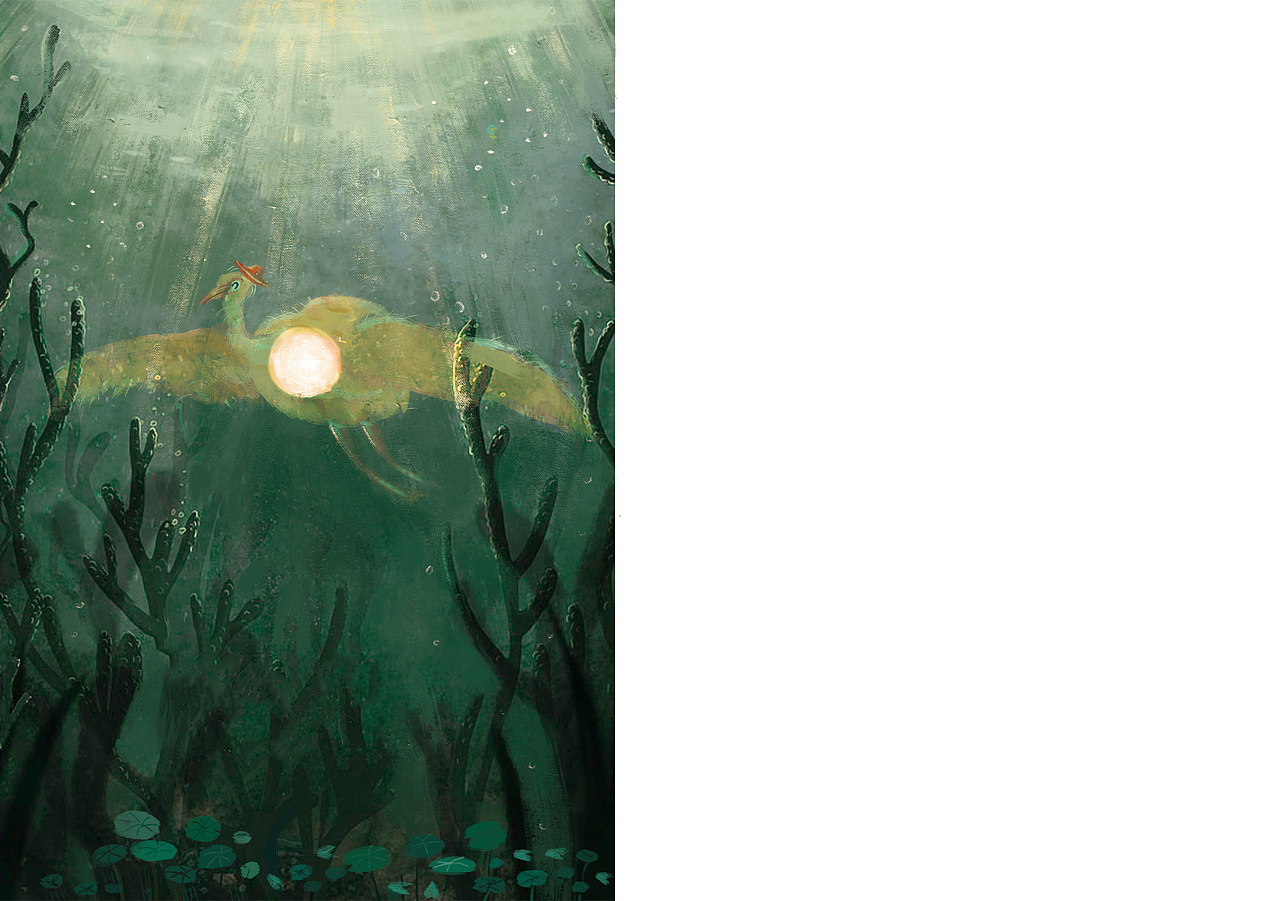 绘本_《鸵鸟的故事》（图ZMTk1OTIzNjcy） - 绘本 - 站酷设计师TT_天天原创素材 - 站酷ZCOOL